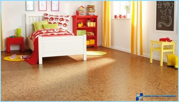 Der bodenbelag für kinderspielzimmer
