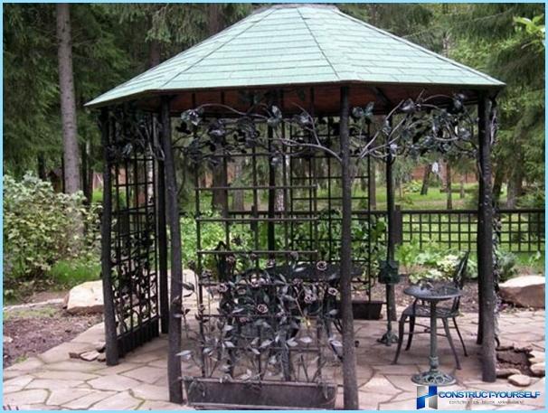 Pergola per metal giardino, legno foto Fare un pergolato