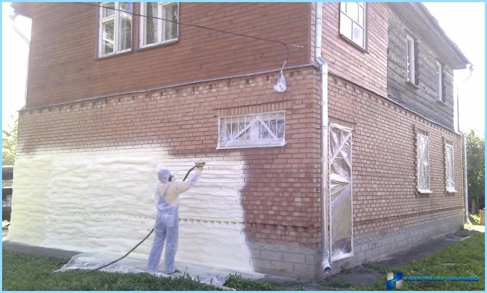 Wall insulation foam
