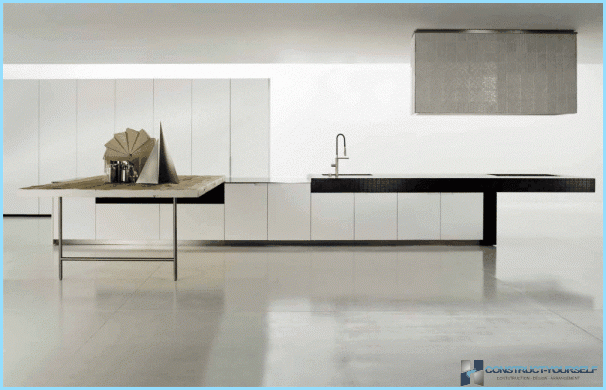 The minimalist style in kitchen interior