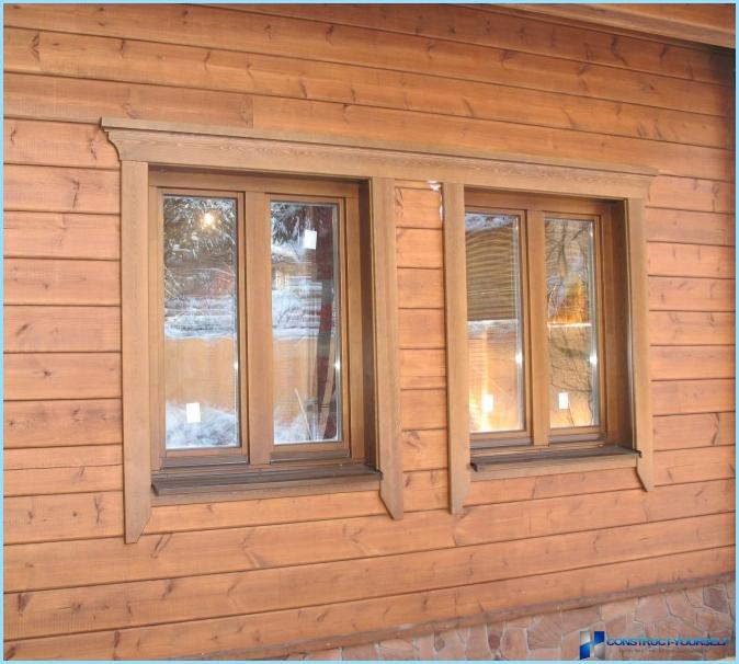 Направете сами платформи за прозорци в дървена къща