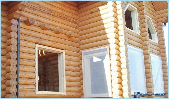 Направете сами платформи за прозорци в дървена къща