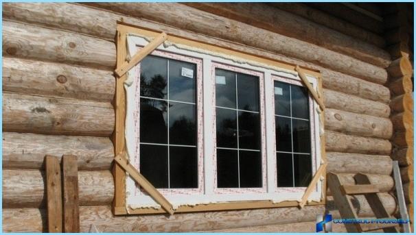 Comment installer vous-même une fenêtre en plastique dans une maison en bois