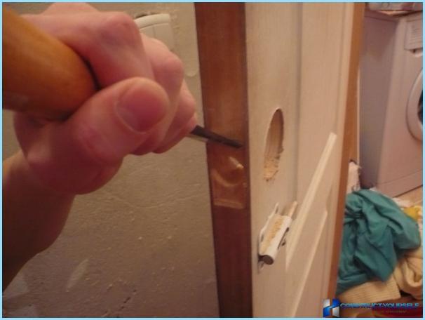 Ugradnja ručke na unutarnja vrata