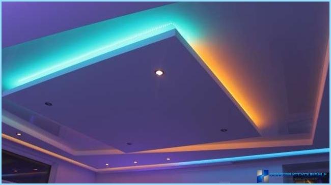 เพดานยืดด้วย LED ไดโอด