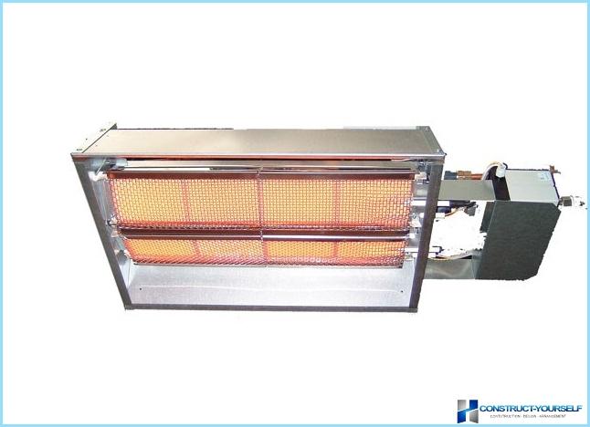 Инфрачервен нагревател на тавана с термостат