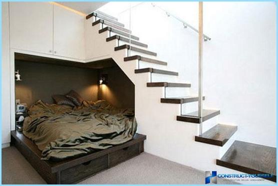 As useful and beautiful enought space under the stairs