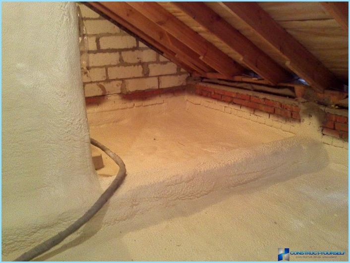 Insulation ceiling foam