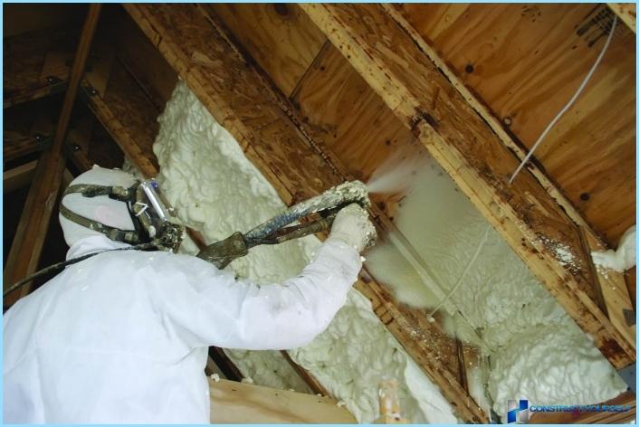 The roof insulation polyurethane foam