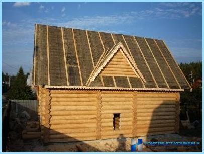 Dach eines Landhauses: Dachmaterial, Dachisolierung