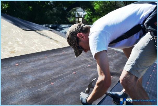 How to cover a roof with roofing material