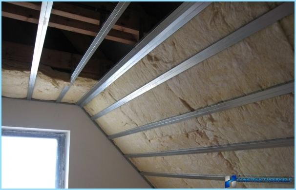 Korrekt isolering af loftet i et privat hus