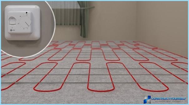 Installation einer Fußbodenheizung unter Linoleum