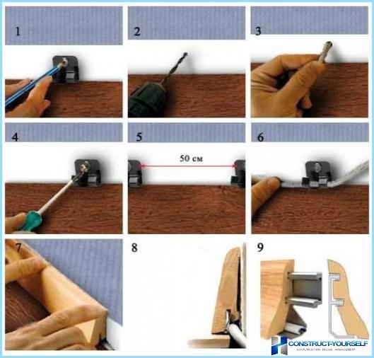 How to attach outdoor plastic moldings