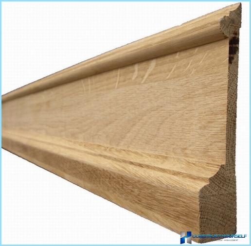 Træ baseboard