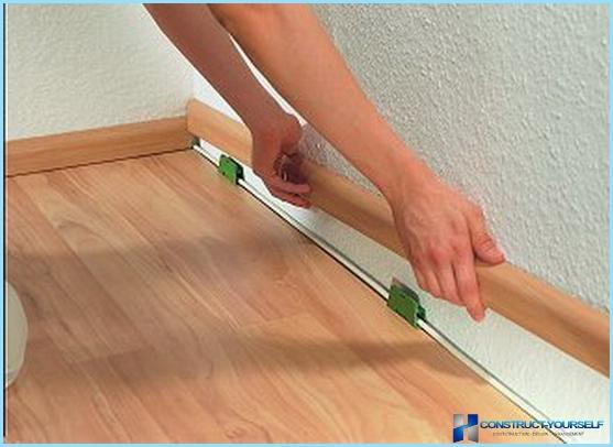 How to put laminate against the window