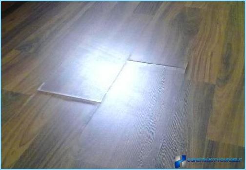 How to lay laminate on uneven floor