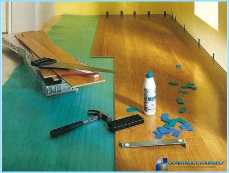 How to lay laminate on the linoleum and you can do it at all