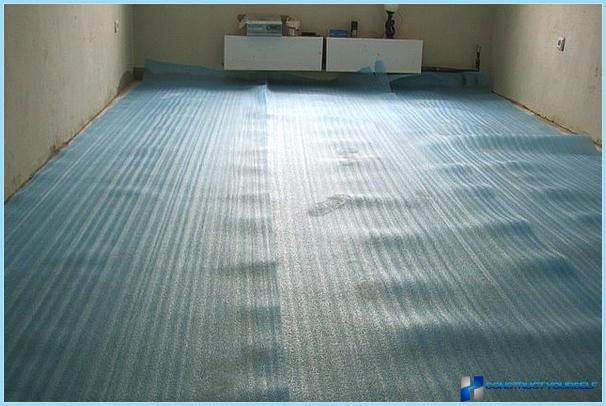 What is better to choose a substrate under linoleum