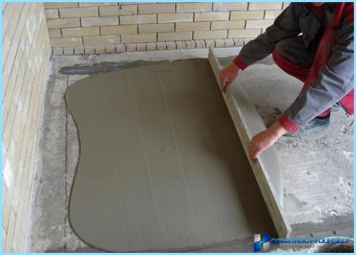 Waterproofing of balconies and terraces with their hands