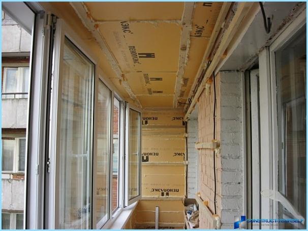 How to insulate a loggia from the inside and outside