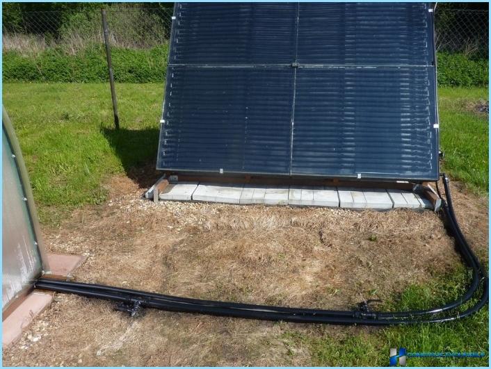 Homemade solar collector for home heating