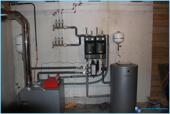 How to make piping of the boiler heating