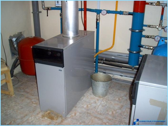 Equipment for the boiler room of a private house