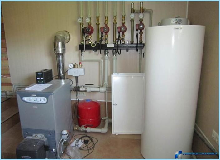 Equipment for the boiler room of a private house