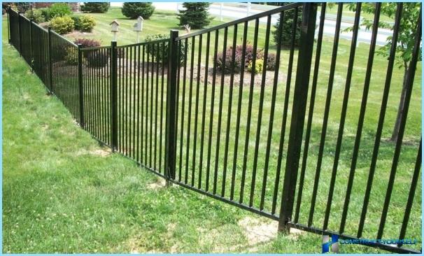 The types of sectional fences