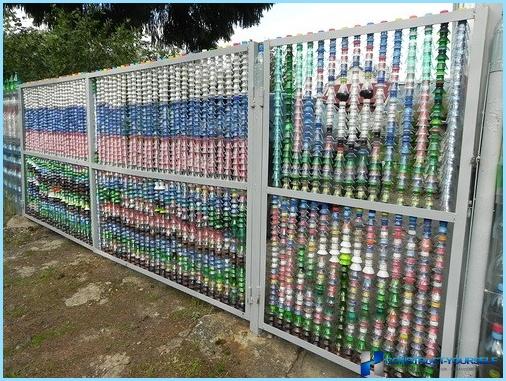 Kako napraviti ogradu od plastičnih boca