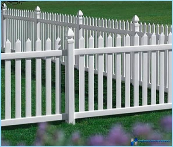 Decorative plastic fence