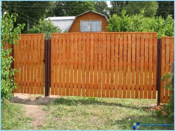 Cómo pintar una valla de madera con tus propias manos.