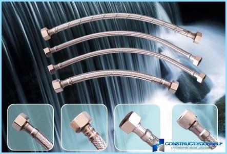 Flexible hoses for water: specifications