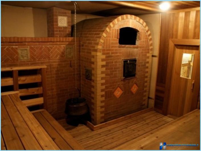 Holzöfen für ein Bad