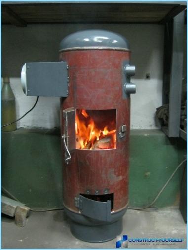 How to make a stove in the garage