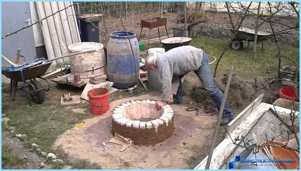 How to make a tandoor oven out of brick with their hands