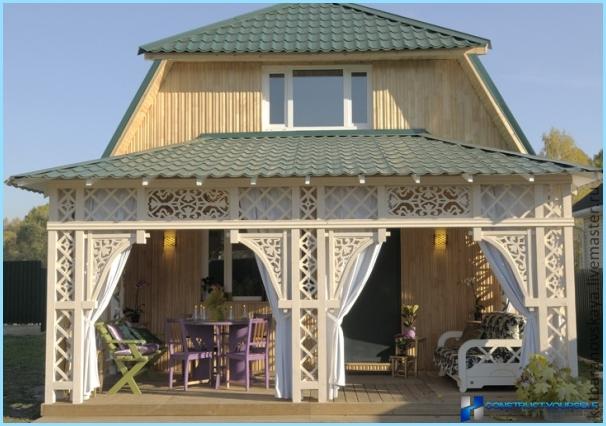 Gør-det-selv-veranda i landet med et foto