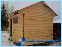 Building a wooden shed with your own hands