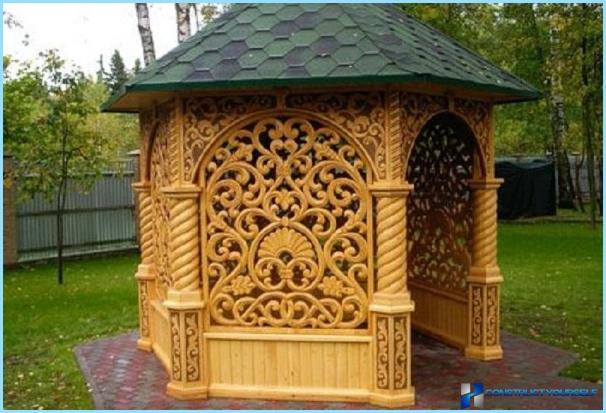 Projects arbors made of wood