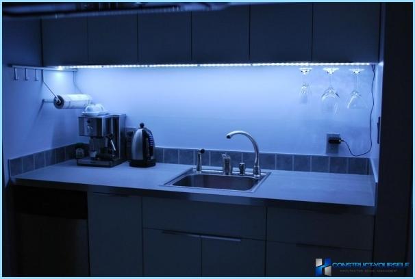LED svjetiljke za namještaj za kuhinju