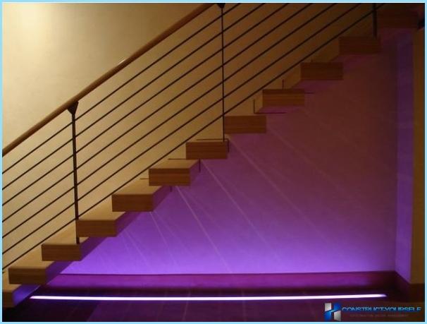 Illumination of stairs