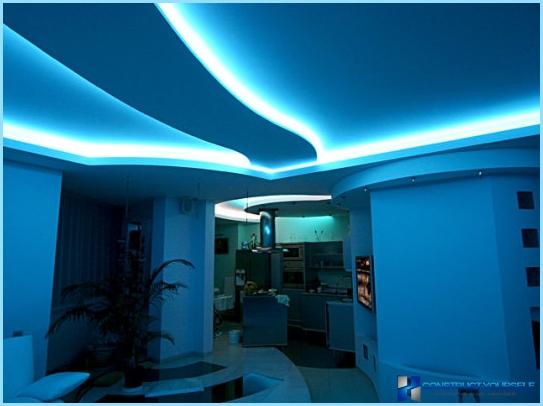 LED осветление в коридора, антрето, кухнята направете сами