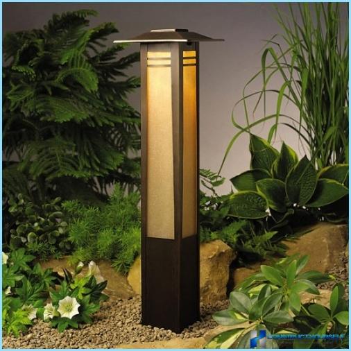 Choose garden street lamp solar powered garden