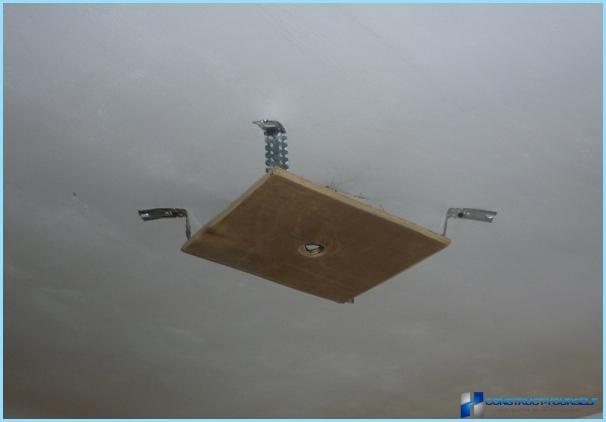 Kako objesiti luster na rastezani strop