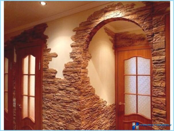 Gypsum decorative stone for interior decoration