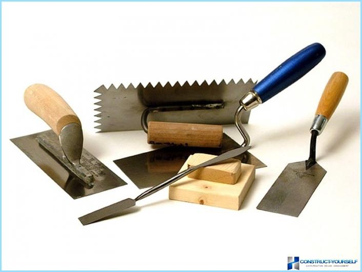 Tools for plaster walls