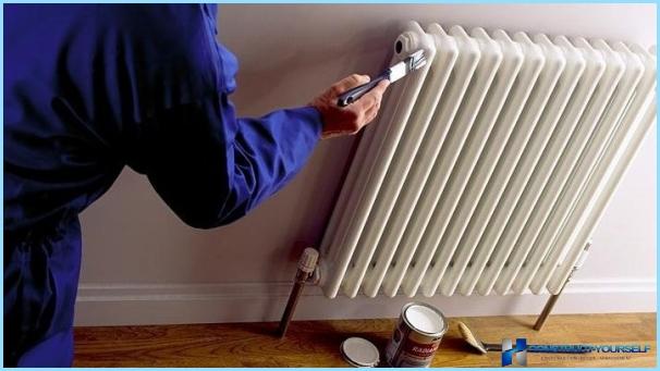 Paint for radiators without the smell