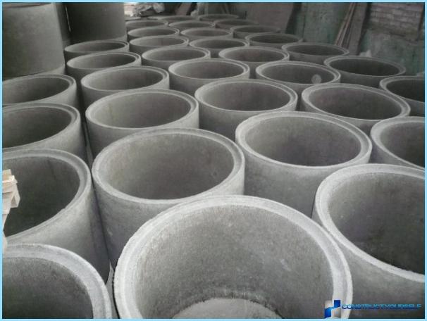 Concrete ring: specifications, dimensions, volume