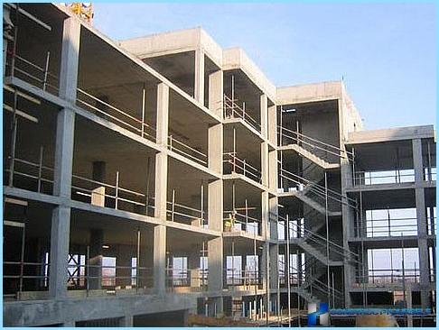 Uređaj armirano-betonskih monolitnih konstrukcija